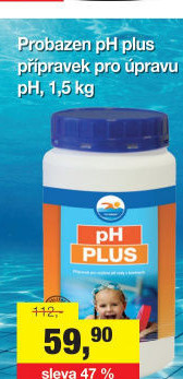 Přípravek do bazénu pH plus ProBazen