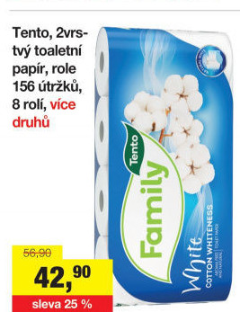 Toaletní papír 2vrstvý Tento