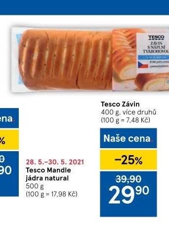 Tesco Závin 400 g
