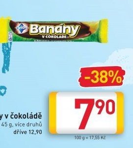 Banány v čokoládě