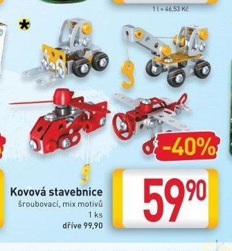 Kovová stavebnice