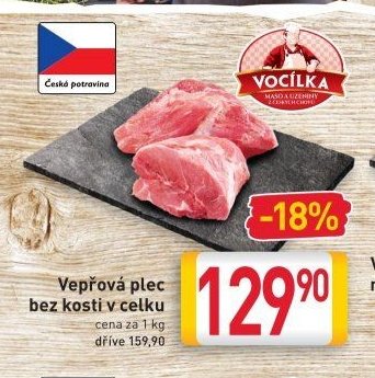 Vepřová plec bez kosti