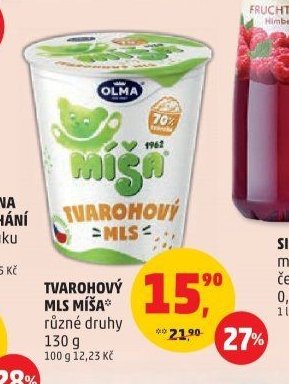 Tvarohový mls Míša