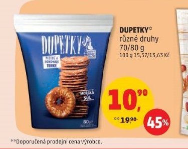 DUPETKY různé druhy
