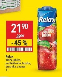 Relax 100% jablko, multivitamin, hruška, brusinka, ananas