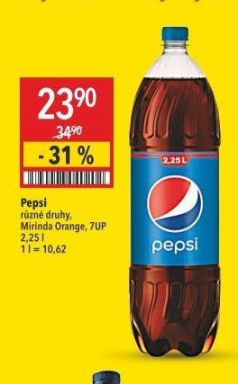 Pepsi různé druhy, Mirinda Orange, 7UP