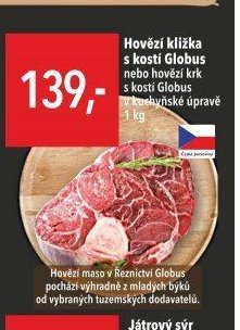 Hovězí kližka s kostí Globus