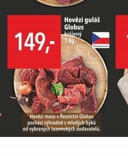 Hovězí guláš Globus