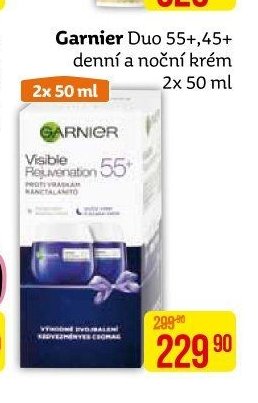 Garnier Duo 55+, 45+ denní a noční krém 2x 50 ml