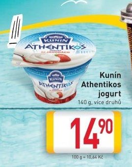 Kunín Athentikos jogurt