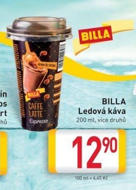 BILLA Ledová káva