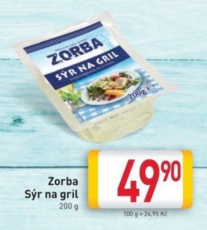 Zorba Sýr na gril