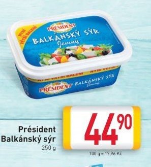Président Balkánský sýr