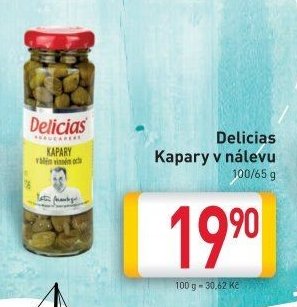 Delicias Kapary v nálevu