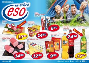 akční leták ESO MARKET 2.6.2021-13.6.2021