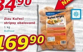 Obalované kuřecí stripsy mražené Zizu
