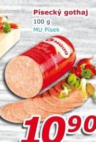 Salám Gothaj Maso uzeniny Písek