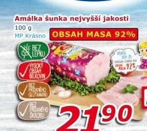 Šunka Amálka nejvyšší jakosti Krásno