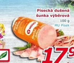 Šunka dušená písecká výběrová Maso uzeniny Písek