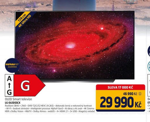 OLED Smart televize LG OLED55CX