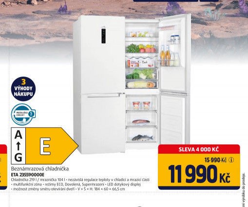 Beznámrazová chladnička ETA 235590000E