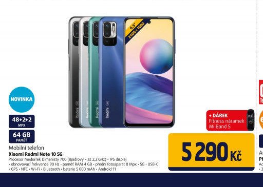 Mobilní telefon Xiaomi Redmi Note 10 5G