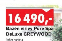 Bazén vířivý Pure Spa DeLuxe GREYWOOD - UNI HOBBY akcniletaky.com