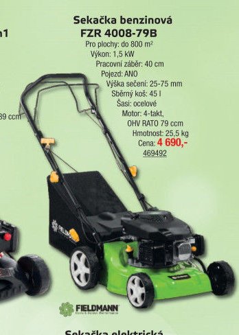 Sekačka benzínová Fieldmann FZR 4008-79B - UNI HOBBY akcniletaky.com