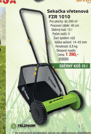 Sekačka vřetenová Fieldmann FZR 1010 - UNI HOBBY akcniletaky.com