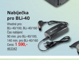 Nabíječka pro BLi-40 - UNI HOBBY akcniletaky.com