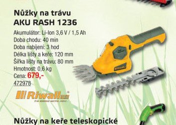 Nůžky na trávu AKU RASH 1236 - UNI HOBBY akcniletaky.com