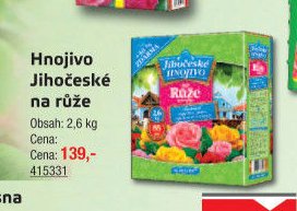 Hnojivo Jihočeské na růže - UNI HOBBY akcniletaky.com