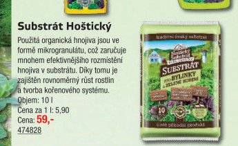 Substrát Hoštický - UNI HOBBY akcniletaky.com