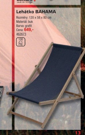 Lehátko BAHAMA - UNI HOBBY akcniletaky.com