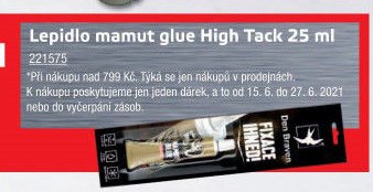 Lepidlo mamut glue High Tack 25 ml - UNI HOBBY akcniletaky.com