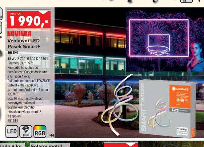 Venkovní LED pásek Smart+ WIFI - UNI HOBBY akcniletaky.com
