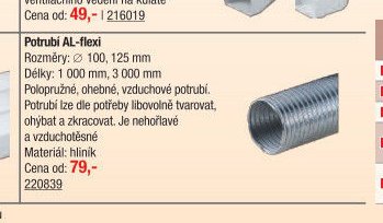 Potrubí AL-flexi - UNI HOBBY akcniletaky.com