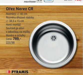 Dřez Nerez CR - UNI HOBBY akcniletaky.com