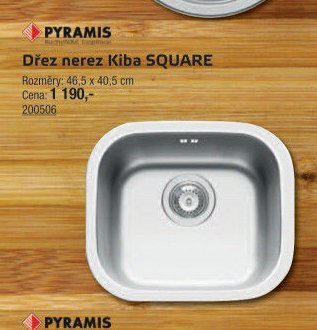 Dřez nerez Kiba SQUARE - UNI HOBBY akcniletaky.com