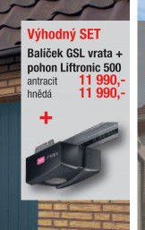 Výhodný SET Balíček GSL vrata + pohon Liftronic 500 - UNI HOBBY akcniletaky.com
