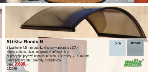Stříška Rondo N - UNI HOBBY akcniletaky.com