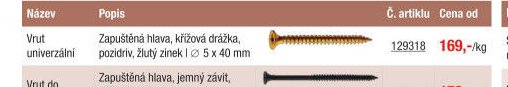Vrut univerzální - UNI HOBBY akcniletaky.com
