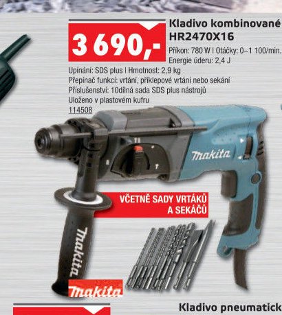 Kladivo kombinované HR2470X16 - UNI HOBBY akcniletaky.com