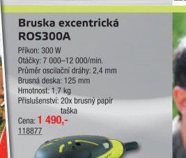 Bruska excentrická ROS300A - UNI HOBBY akcniletaky.com