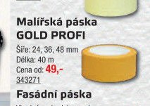 Malířská páska GOLD PROFI - UNI HOBBY akcniletaky.com