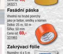 Fasádní páska - UNI HOBBY akcniletaky.com