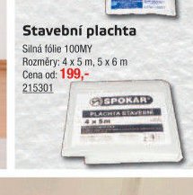 Stavební plachta - UNI HOBBY akcniletaky.com