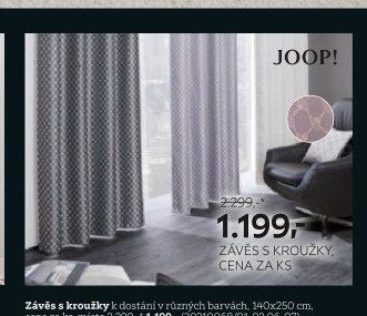 Závěs s kroužky