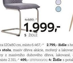 5 ŽIDLE