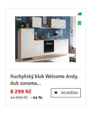 Kuchyňský blok Welcome Andy, dub sonoma... - ASKO akcniletaky.com